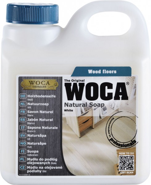 Woca Holzbodenseife Weiss 1 Liter